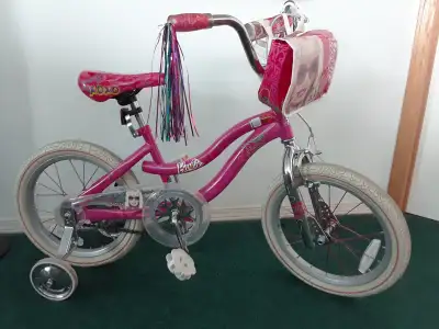 Dynacraft Girls 16 inch Barbie Bike with helmet, View more
