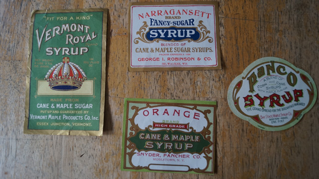 MAPLE SYRUP LABELS in Arts & Collectibles in Mississauga / Peel Region