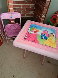 Kids Princess table& 2 chairs
