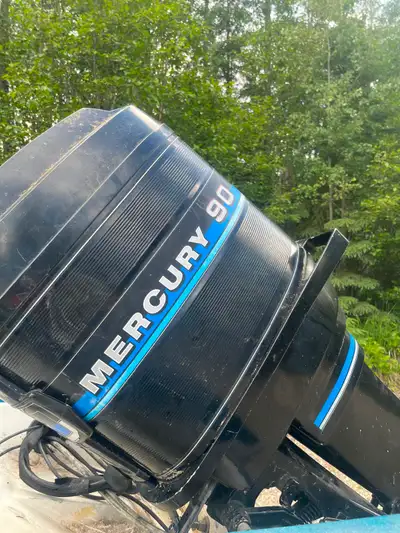 90 Hp Mercury Boat motor and Vanguard boat. Tower of Power. 1980 runs well. Included is controls and...