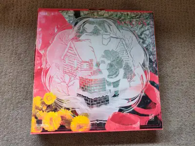 Christmas Santa Serving Dish / Tray / Decoration Plate - 14-3/4", View more