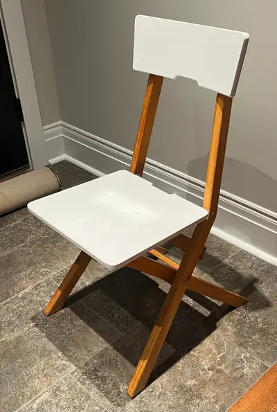 Unique MCM Refurbished Folding Chair, View more
