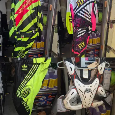 Troylee designs gear. Pants mens size 32 $80, jersey size XL $10. Jersey has name/ number on back ....