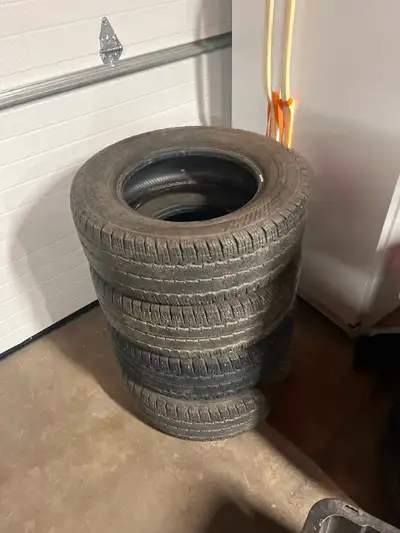Have a set of 4 matching continental all season radial tires, great shape lots of tread left size is...