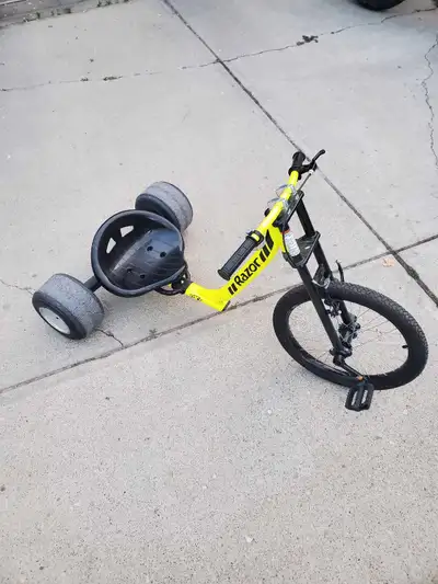 Really good condition. Slight wear on back tires.