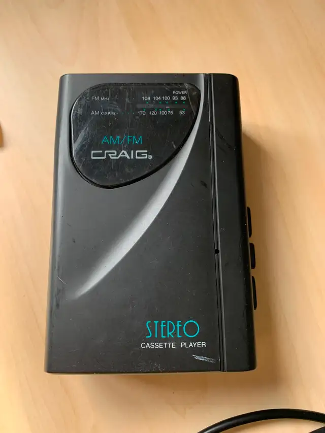 Vintage Craig stereo cassette player model JH6222 in General Electronics in West Island - Image 2