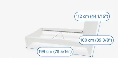 IKEA Hemnes queen Bed Frame, View more