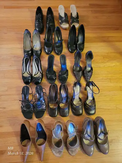 LADIES LEATHER DRESS SHOES, Size 8 -9, View more