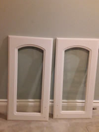 Pair of custom-made doors for kitchen cabinet