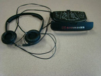 VINTAGE SENNHEISER PX100 WIRED STEREO HEADPHONES WITH CASE