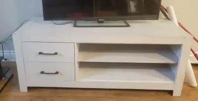 Moving Sale - Solid Wood TV Stand, View more