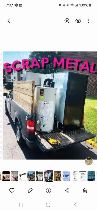 Free Scrap Junk Metal Pickup, and Dump Runs s, View more