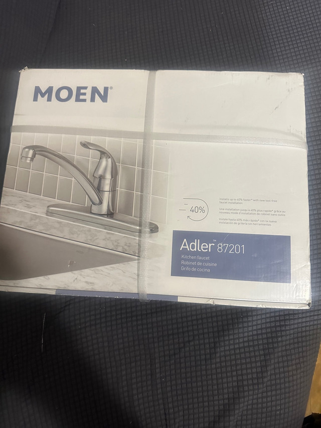 NEW: Moen Adler  Kitchen Faucet. in Plumbing, Sinks, Toilets & Showers in La Ronge - Image 2