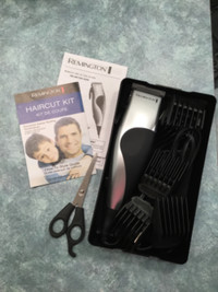 Remington electric hair cutting/shaving kit for sale, used once