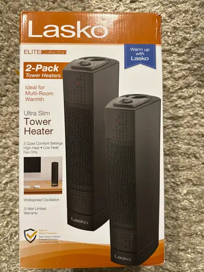 Lasko Tower Heater 2-Pack, View more