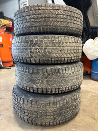 Less Used Winter Tyres With Rims Available For Sale!