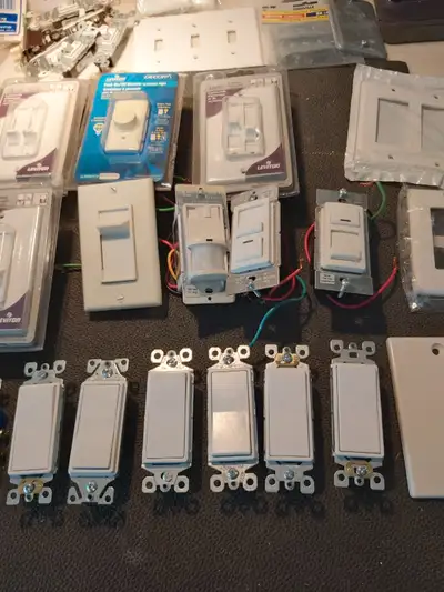 new switches,covers etc.