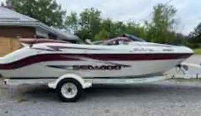 Twin 787 rotax motors, new wear rings, life jackets included, stereo with water proof speakers, in w...
