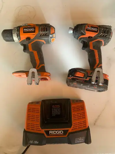Ridgid Drill and Impact Driver, View more