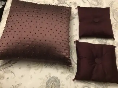 Decor cushions $10 for all 3, View more