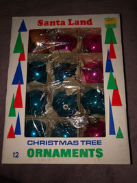 Santa Land ornaments 