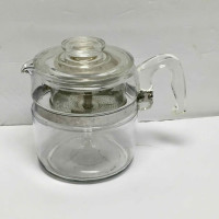 Vintage Pyrex 7756 Coffee Purculator 6 cup Maker