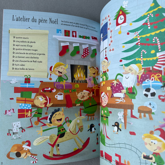 FRENCH ~ Set of 2 ~ Christmas Activity Craft Books in Children & Young Adult in Red Deer - Image 3