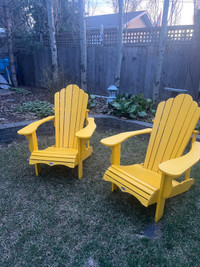 2 Adirondack chairs in excellent condition 