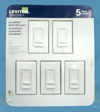 5 pack of Slide Dimmer Switches