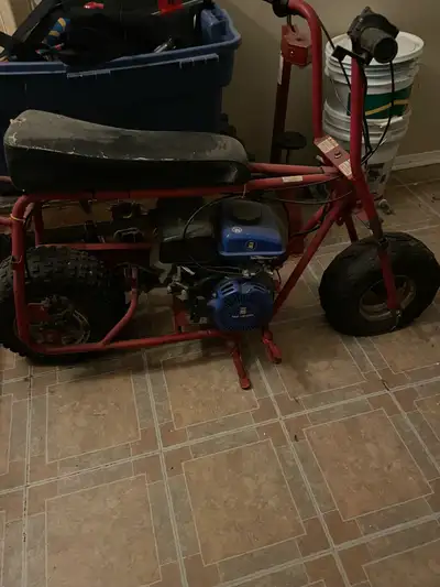 100 cc Coleman minibike comes with a new air filter fuel filter spark plug and carburetter works gre...