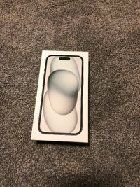 NEW Apple iPhone 15 Black 128GB (Sealed in Box)