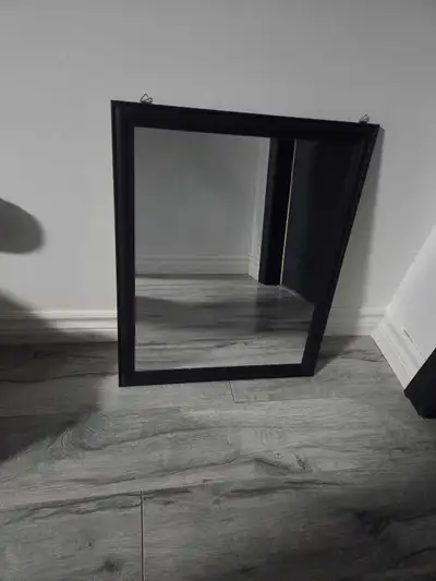 Black Framed Wall Mirror - 18" x 22" incl frame, View more