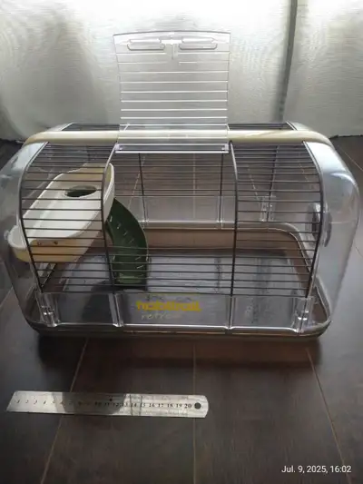 Hamster cage with accessories, View more