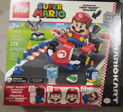Lego Super Mario Interactive Lego, Mario & Standard Kart 72043, View more