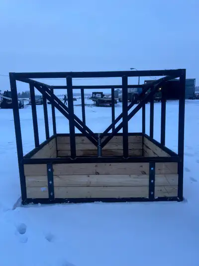 Bale feeder for sale Built out of 2 3/8” pipe All saddle jointed for precision fit and strength 2x6...
