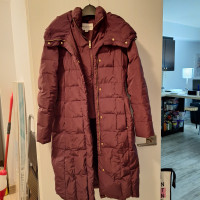 Plum Cole Haan Down Coat