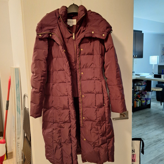 Plum Cole Haan Down Coat in Women's - Tops & Outerwear in City of Toronto