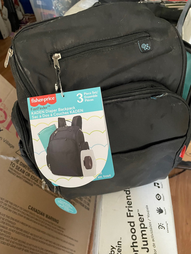 Fisher Price Backpack Diaper Bag in Bathing & Changing in Calgary