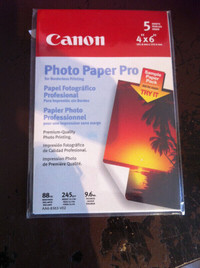 Canon 4x6 Glossy Photo Paper Pro - 6 Pkts+