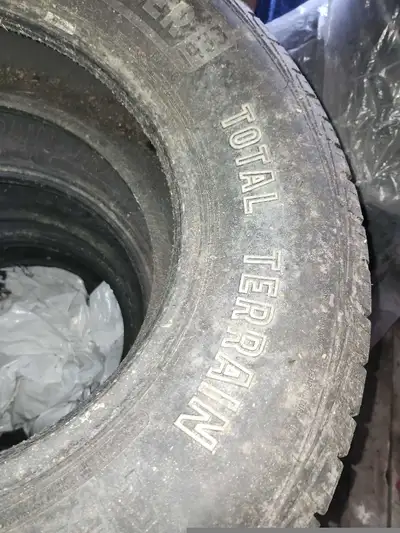 MotoMaster All Terrain Tire Set of 4 for $299 total or best offer M + S Still lots of tread Can deli...