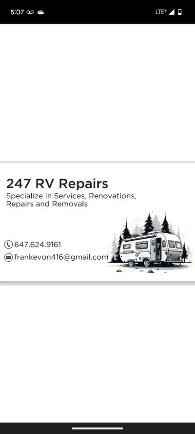 Offering RV repair services to keep your adventures rolling smoothly. I specialize in services, reno...