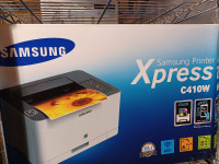 Samsung Xpress C410W Printer, New, No Toner Cartridge, No Drum