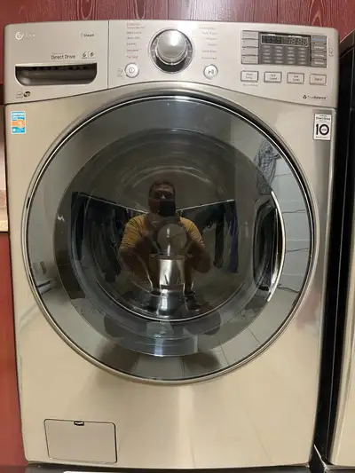 LG washing machine front load, View more