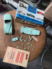 REVELL 1953 JAGUAR XK MODEL KIT + ORIGINAL BOX & INSTRUCTIONS