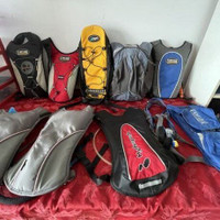 HYDRATION BAKPACKS, QUALITY, NAME BRAND AND EXCELLENT CONDITION