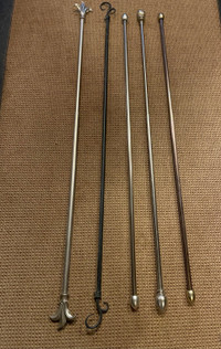 5 pieces curtain rods 