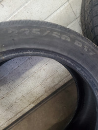 225 50 17  tires (2) only