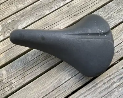 Vintage Bike Seat Saddle Anatomic Black Road MTB Italy Vetta, View more