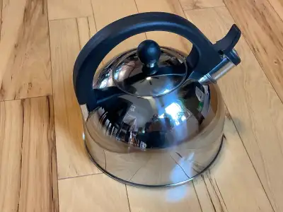 Brand New Stainless Steel Whistling Tea Kettle. Never used., View more