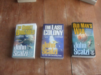 (SF) -  JOHN SCALZI - Lot de 3 livres - in english
